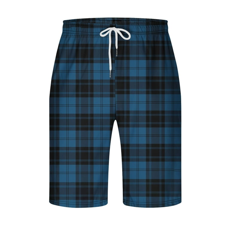 mens plaid dress shorts Shaka Wear SHSP Plaid Shorts