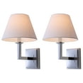 thumbnail image 2 of SAFAVIEH Pauline 14.5 in. High Wall Sconce, Chrome, Set of 2, 2 of 7