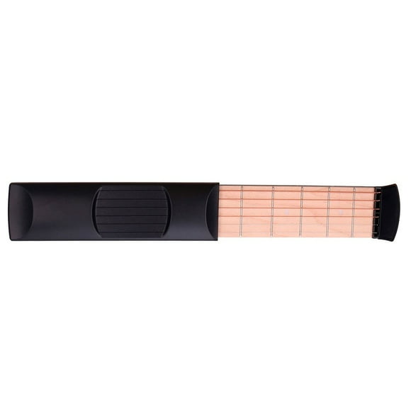 Portable 6String Pocket Guitar 6 Frets Neck Guitar Chord Trainer Finger Practice 1 - Does Not Contain Composite Wood 6 Fret Pocket Guitar