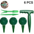thumbnail image 2 of 1 juego/6 piezas de herramientas de jardinería, sembradora de plantas, perforadora de trasplantadora, herramienta ajustable para sembrar flores de jardín compatible con en Afortunado Sencillez, 2 of 5