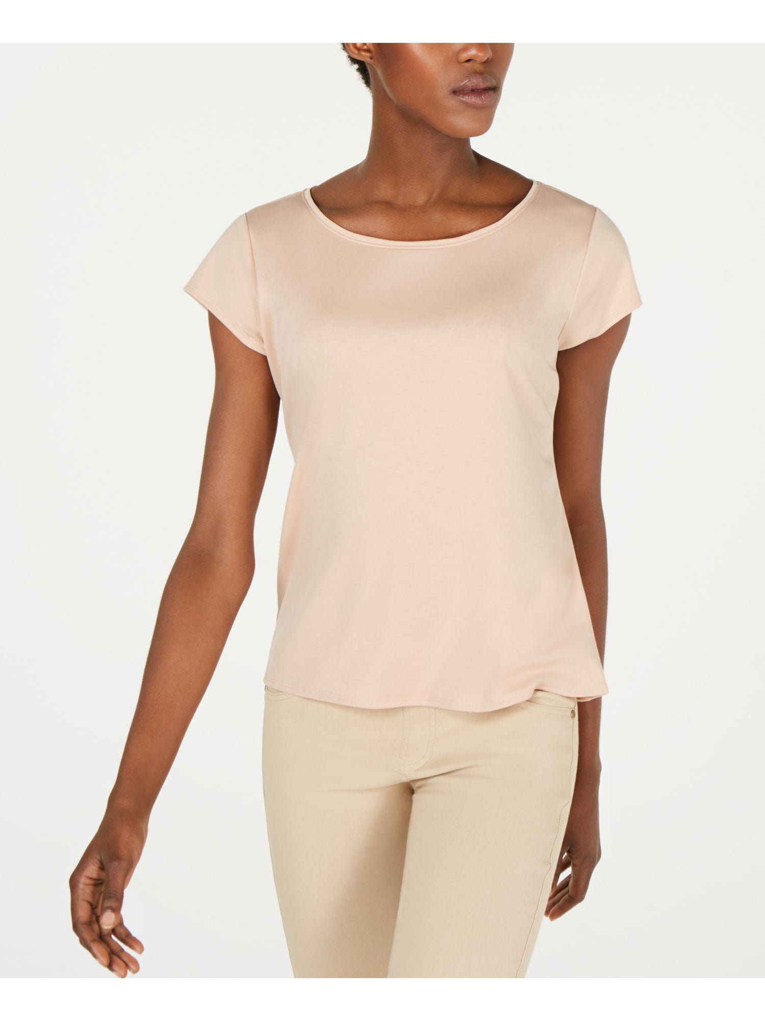 eileen fisher jewel neck top