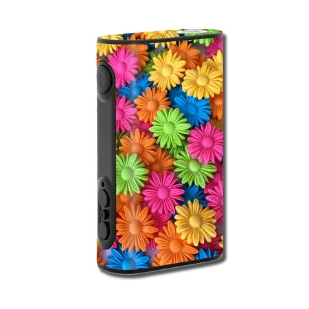 Skins Decals For Eleaf Ipower 80W Vape Mod / Colorful Wax Daisies