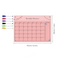 thumbnail image 3 of YAOMOBB Acrylic Board Re writable Transparent Acrylic Weekly Planner Magnetic Stickers for Smooth Organization, 3 of 7