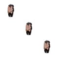 thumbnail image 1 of Guardurnaity Reloj de cuarzo para mujer Mano de obra fina Tiempo de viaje preciso Correa de cuero ajustable Reloj para mujer negro Type1 NO1, 1 of 6
