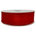 thumbnail image 4 of Wired Edge Red Chiffon Ribbon- 1 1/2" x 50 Yards, Wired Edges, Easter, Presents, Gift Basket, Gift Bow, Wreath, New Years, Valentine's Day, Christmas, 4 of 5