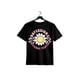 thumbnail image 1 of Girls' 100% Cotton Relaxed Fit T-Shirt - Black with "Professional Patience Tester" Graphic & Geometric Sunflower Print, Breathable Summer Casual Top, Machine Washable, 1 of 6