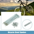 thumbnail image 2 of 36pcs 14G J Bend Bicycle Steel Spokes 115mm 4.53" Cycle Spokes with Brass Nipples for Mountain Bike MTB, 2 of 6
