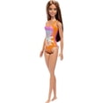 thumbnail image 1 of Muñeca de playa Barbie Fashion & Beauty con traje de baño naranja, 1 of 5