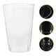 thumbnail image 2 of 50 piezas de plástico duro Tumblers de fiesta transparente vasos de plástico reutilizables tazas de beber tazas de agua de plástico, 2 of 5