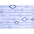 thumbnail image 1 of Ahgly Company Machine Washable Indoor Rectangle Solid Blue Modern Area Rugs, 7' x 10', 1 of 4