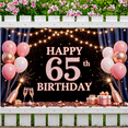 thumbnail image 5 of Decorative Design Banner Balloon Decor Confetti Design 65th Birthday Banner for Birthday Celebration Indoor Party Event, 5 of 8