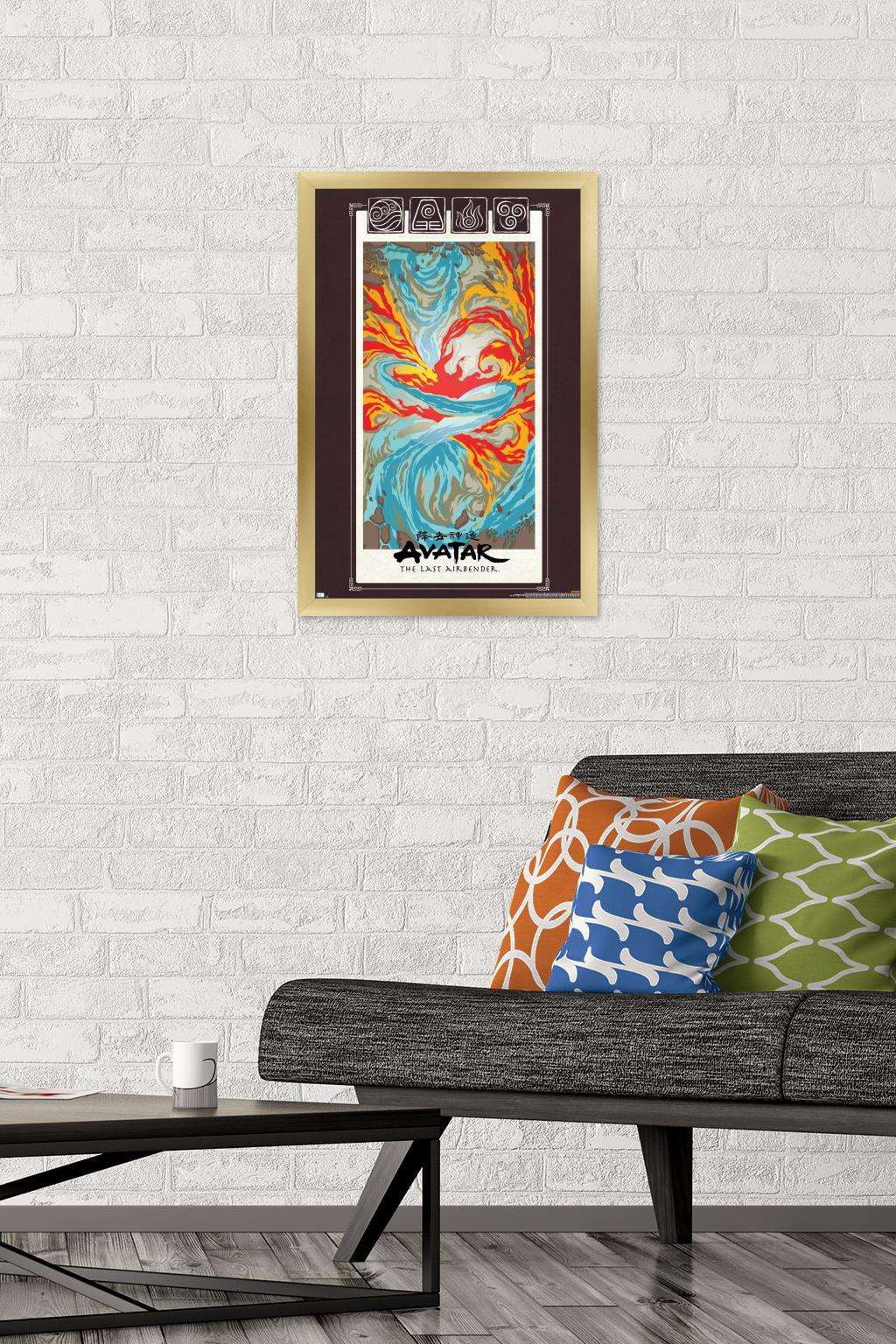 Avatar - Elements Wall Poster, 14.725" x 22.375", Framed
