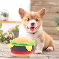 thumbnail image 3 of Juguete para Perros de Peluche Sunnimix Juguete masticable chirriante Hamburguesa, 3 of 7