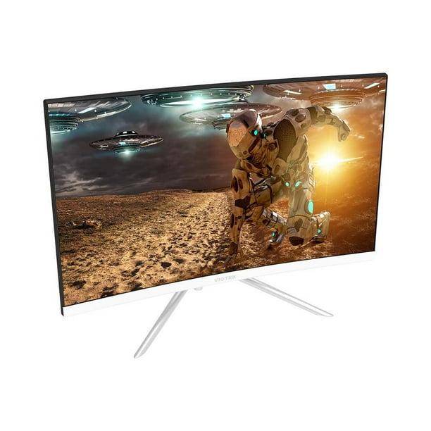 Viotek GN24CW 24Inch Curved Gaming Monitor with Speakers, 1080P 144Hz BezelLess Samsung VA