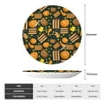 thumbnail image 2 of Balery Autumn Harvest Pumpkin Basket Print Bone China Decorative Plate Ceramic Dinner Plates Art Crafts with Display Stand-10in, 2 of 6