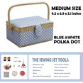 thumbnail image 2 of Panier de Couture Moyen avec Kit d'Accessoires de Couture (Rouge), 2 of 7