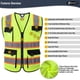 thumbnail image 3 of Chaleco de seguridad JKSafety Hi Vis reflectante para hombre y mujer, amarillo, XL, 3 of 5