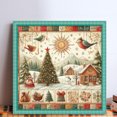 thumbnail image 2 of Hilo Algodón Ecológico Bordado Punto Cruz Navidad Impreso 11CT 50x50cm, 2 of 9