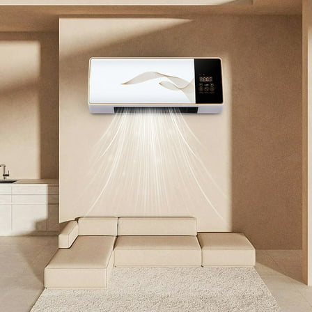 FYHALE 12000 BTU Mini Split Air Conditioner & Heater, 115V Energy Saving Wall Mounted Ductless AC Unit Cools up to 800 Sq. Ft, Space Heating, Quiet, White