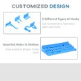 thumbnail image 4 of DURHAND 54 Piece Pegboard and Shelf Tool Organizer with 50 Hooks, 4 of 9