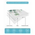 thumbnail image 5 of Quilts Queen Size, Teal Green Eucalyptus Soft Comforter Bedding Set for Bed, Spring Summer Farmhouse Leaves Watercolor Lightweight Quilted Bedspread with Pillow Cover(2 Pieces), 90x96 Inch, 5 of 6