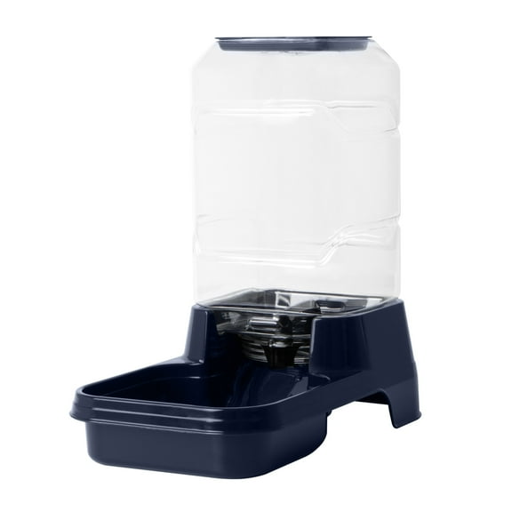 Vibrant Life Gravity Pet Feeder, Blue, Medium for Dogs and Cats, 5 Pound Capacity