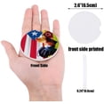 thumbnail image 2 of FMSHPON Puerto Rico Style Farm Rooster and Flag Set of 4 Car Coaster for Drinks, Absorbent Ceramic Stone Coasters Cup Mat with Cork Base for Home Kitchen Room Coffee Table Bar Decor, 2 of 5