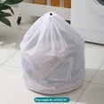 thumbnail image 5 of Grande Maille Épaissie Protéger Vêtements Lavage Sac à Cordon de Linge Résistant, 5 of 5
