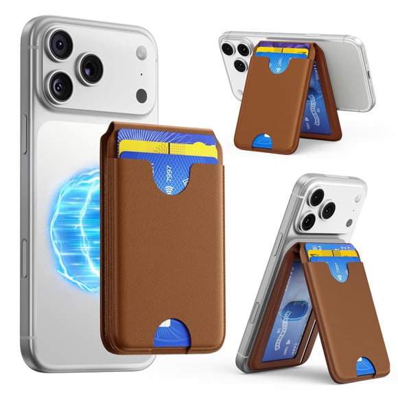 Billetera Magnética Nepagz 2025 Mejorada para iPhone con Soporte