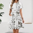 thumbnail image 2 of Chemical Elements Women's Dress Short Sleeve Summer Sundress Summer Women Clothes, 2 of 7