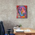 thumbnail image 3 of Epic Graffiti 'Pantone Pop Basset Hound' by Dean Russo, Canvas Wall Art, 20"x24", 3 of 8