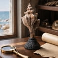 thumbnail image 4 of Byndra Resin Conch Shell Ornaments, Mediterranean Seashell Table Decor Set, Coastal Accent Sculptures for Living Room, Shelf, Desk and Display, Wall Door and Room Decor Accent, 4 of 7