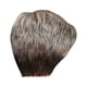 thumbnail image 2 of Pelucas con flequillo para mujeres, peluca ondulada suelta para hombres de mediana edad, cabello castaño oscuro degradado, cabello corto y liso, cubierta para la cabeza, contracción, contracción., 2 of 5