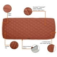 thumbnail image 4 of Classic Accessories Montlake FadeSafe Water-Resistant Patio Bench/Settee Quilted Cushion Cover, 42 x 18 x 3 inch, Spice, 4 of 11