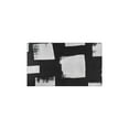thumbnail image 2 of 2 Piece White Black Geometric` Rug Kitchen Rug Set, Decor Kitchen Rugs, Absorbent Non-Slip Washable Floor Mats, Home Indoor Runner Rugs 17"x47"+17"x30", 2 of 7