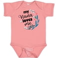 thumbnail image 3 of Inktastic My Nana Loves Me Granddaughter Girls Baby Bodysuit, 3 of 5