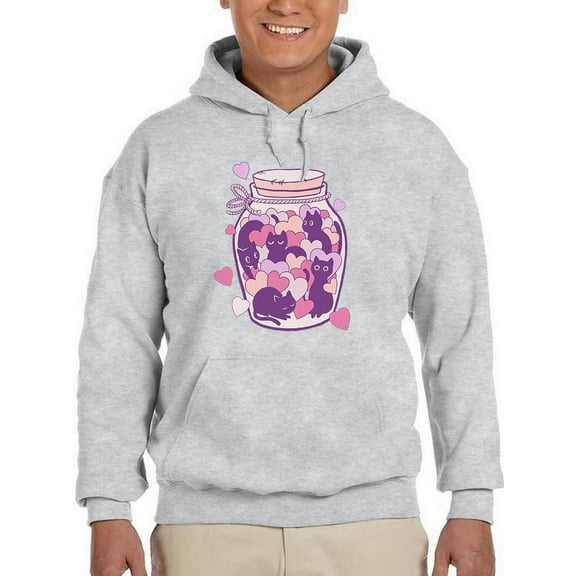 A Jar Of Kittens Hoodie Men -Smartprints Designs, Male 4X-Large