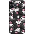 thumbnail image 1 of Cute Kuromi para iPhone 14 13 12 11 Pro X XR XS Max 8 Plus Mini funda de silicona xuanjing unisex, 1 of 2