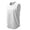 #01-White, variant on Men's Workout Sleeveless Shirt Quick Dry Stretchy Swim T-Shirts Athletic Gym Running Beach Tank Top
