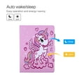 thumbnail image 4 of iPad 10.2 Case for iPad 8th 7th Gen 2020 2019, Allytech PU Leather Slim Fit Protection Smart Cover Auto Sleep Wake Pencil Holder Muilt Angle Stand Folio Flip Cover for Apple iPad 10.2",Flying Unicorn, 4 of 6