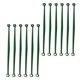 thumbnail image 1 of Conector de soporte para trepar, varilla de conexión para estacas de plantas, conectores de jaula de interior de PVC, 12 unidades, 1 of 6