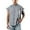 Grey, variant on Men's Fitness T Shirt Training Pullover Sports Leisure Sleeve Hooded Vest Men's Solid Color Vest Microfiber Tee Shirts for Men Mens Shorts Men Tee Tops
