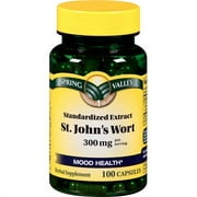 Spring Valley St. John's Wort Herbal Supplement Capsules 300 mg, 100 Count
