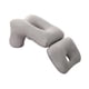 thumbnail image 2 of Almohada para la siesta, almohada boca abajo, reposacabezas, cojín versátil, almohadilla lumbar portátil Gris, 2 of 9