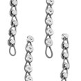 thumbnail image 4 of 12 unids/set extensor de cuello y puños de Metal con botones de resorte y hebilla ajustable para camisa y ropa, 4 of 5