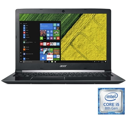 Acer Aspire 5, 15.6" Full HD, 8th Gen Intel Core i5-8250U, 8GB DDR4, 256GB SSD, Windows 10 Home, A515-51-523X
