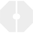 thumbnail image 4 of 26"OD x 5"ID x 9"C x 1"P Logan Architectural Grade PVC Contemporary Ceiling Medallion, Two Piece, 4 of 11