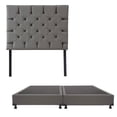 thumbnail image 1 of Box Base Cama King Size + Cabecera Dubai Gris, 1 of 7