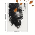 thumbnail image 3 of Qisvanset 12x16 Inch Proverbs Bible Sketch Canvas Wall Art, Modern Jesus Print Religious Home Decor, 3 of 8
