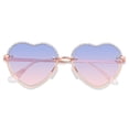 thumbnail image 1 of Lentes de sol ANDWOOD para mujer con forma de corazón y brillantes de moda, 1 of 5